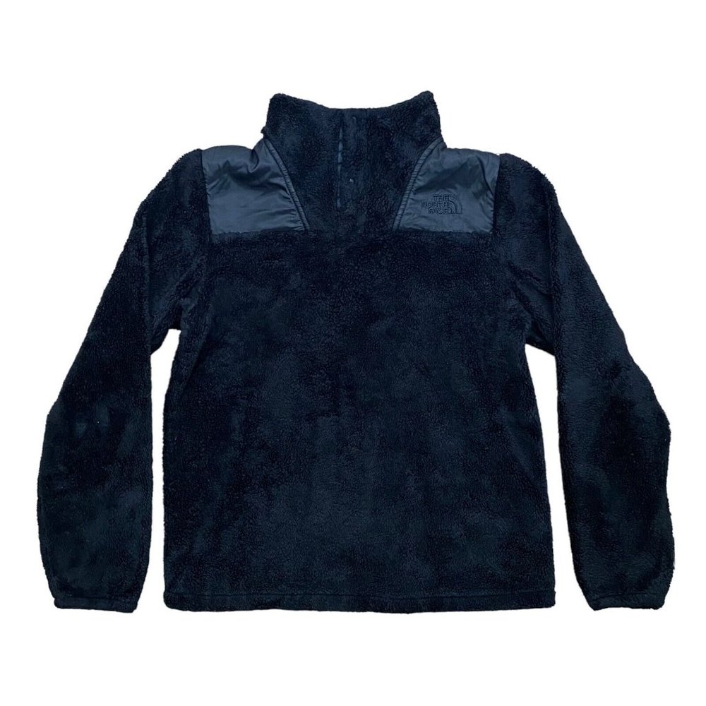 GUC The North Face Girl's Sz Large 14/16 Oso 1/4 Snap Pullover Fleece Jacket